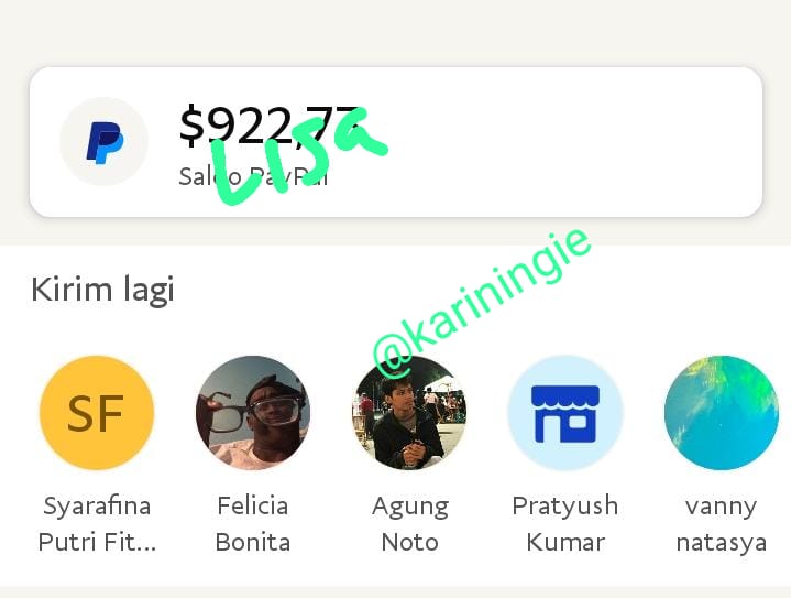 kariningie's tweet photo. wts saldo paypal
rate : 15.000
min 100$ : 14.900
take all : 14.800

NO SCAM, GTC AMAN 250 TAG
order? https://t.co/boqmlfWHDZ
#zonauang #zonaba #zonabu https://t.co/ugTkAxGo1B
