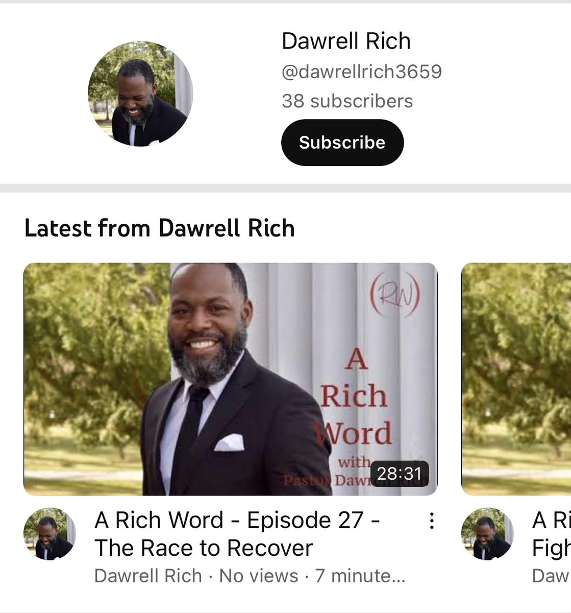 dawrellrich's tweet photo. NEW EPISODE!!! Link in bio to watch Episode 27 of A Rich Word on YouTube https://t.co/wU9uMhqlee