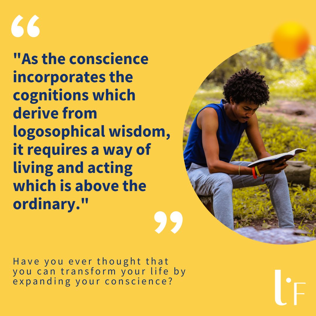 Logosophy's tweet photo. One of the topics we study in Logosophy is conscience.

To learn more, contact us at info@logosophy.org and check out our website https://t.co/bhGfkUQhPH.

#conscience #innerlife #thinking #knowledgeforlife #gonzalezpecotche #humanism #logosophycanada #logosophyusa https://t.co/m5J94XHW6q