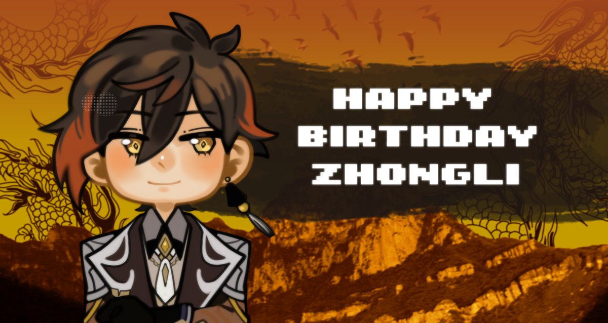 Happy Birthday, Zhongli! (31/12)
#原神 #GenshinImpact #GenshinImpactCC