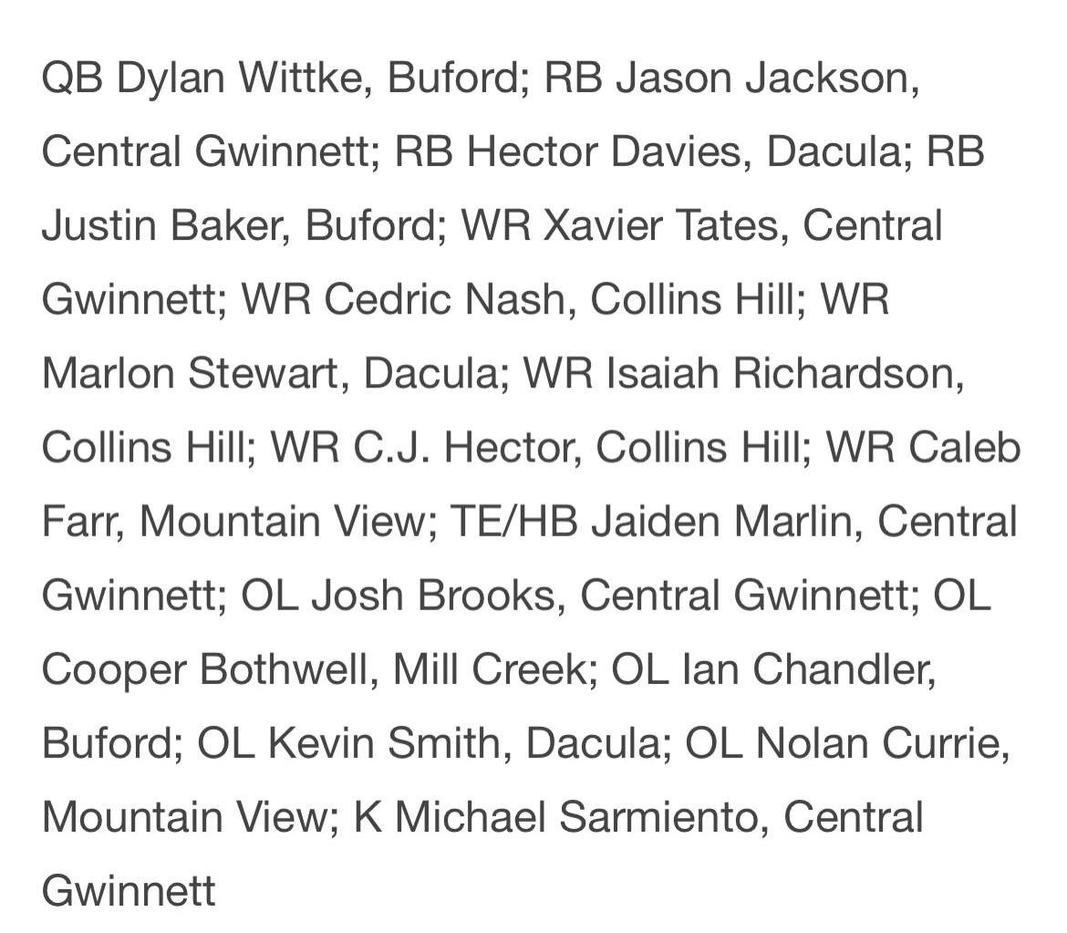 Blessed to make all region 🙏🏾🙏🏾 <a href="/GregoryLenny/">Lenny Gregory</a> <a href="/SwickONE8/">Drew Swick</a> <a href="/CoachWHardesty/">Will Hardesty</a> <a href="/BLinnell2/">Coach Linnell</a> <a href="/OfficialGHSA/">GHSA</a> <a href="/CoachEarl_/">Earl Williams</a>