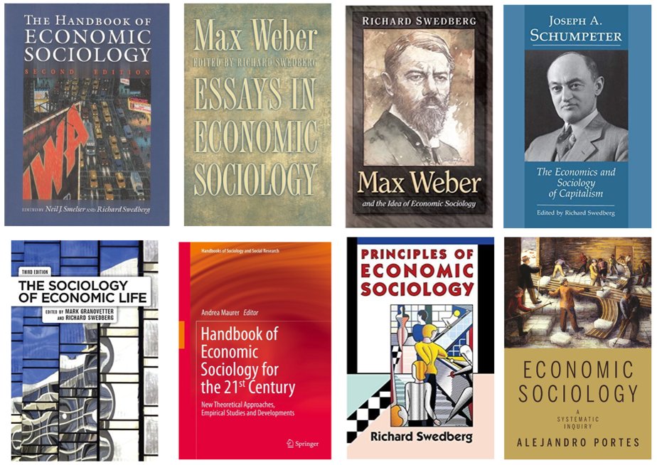 GerardoMunck's tweet photo. Social science disciplines focus on different aspects of reality. That is why interdisciplinary fields of research are important. 

These books offer an overview of economic sociology, one of the most successful attempts at bridging disciplines. https://t.co/fn5MWZIK2S