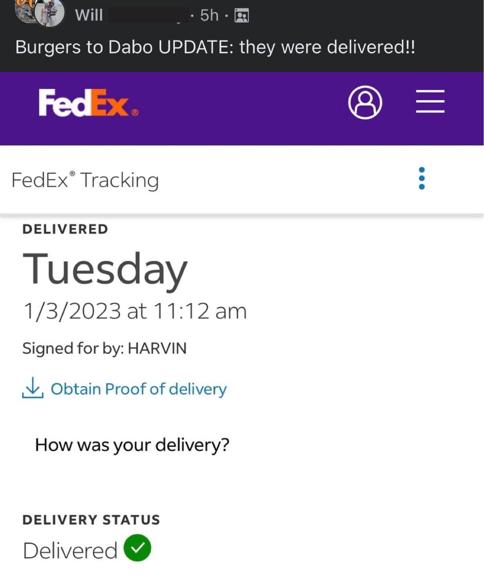 zachTNT's tweet photo. This Tennessee fan had burgers sent to Dabo Swinney at Clemson and they were delivered today 😂 https://t.co/LuucrUL0PA