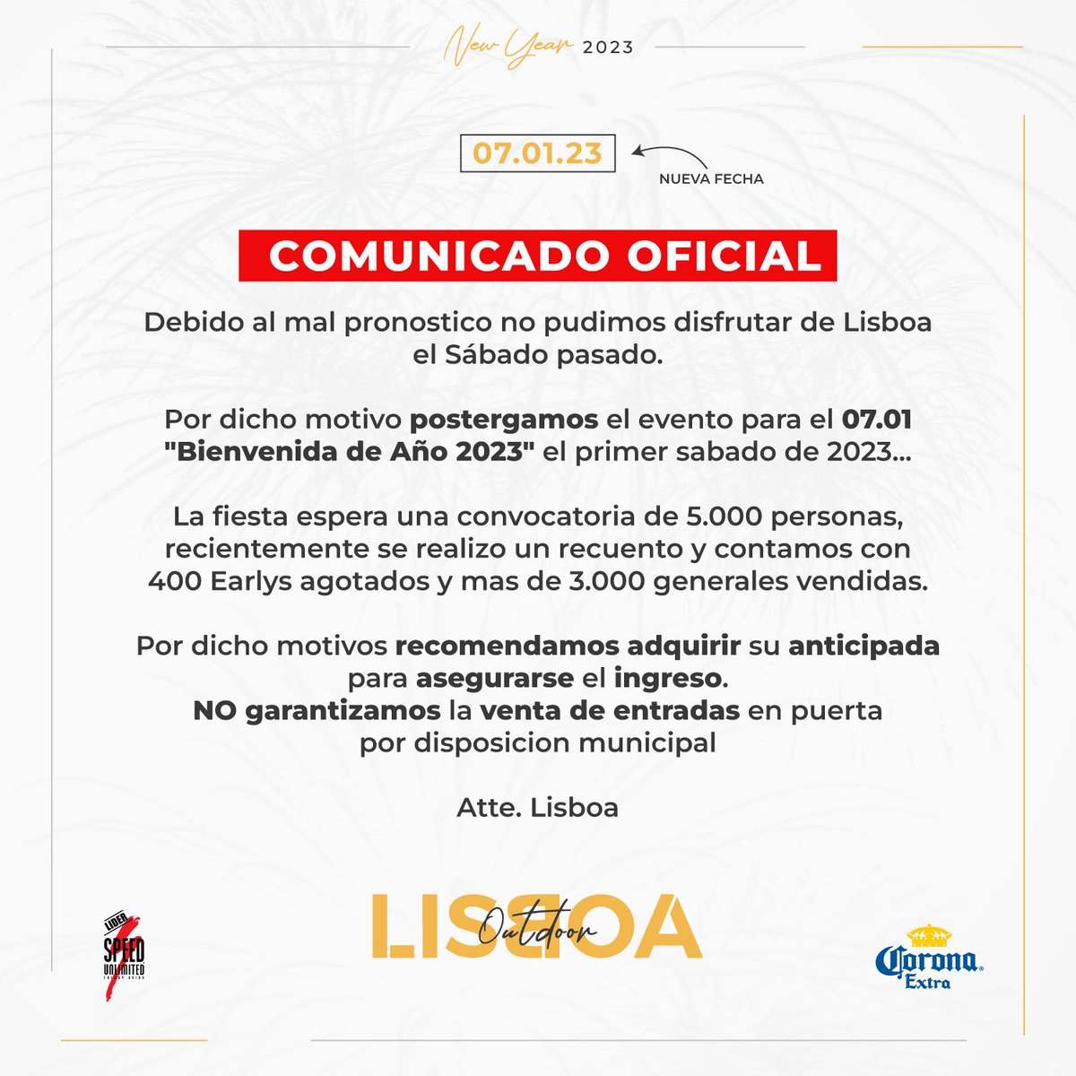 ⚠️COMUNICADO OFICIAL⚠️

(Leer con atención)