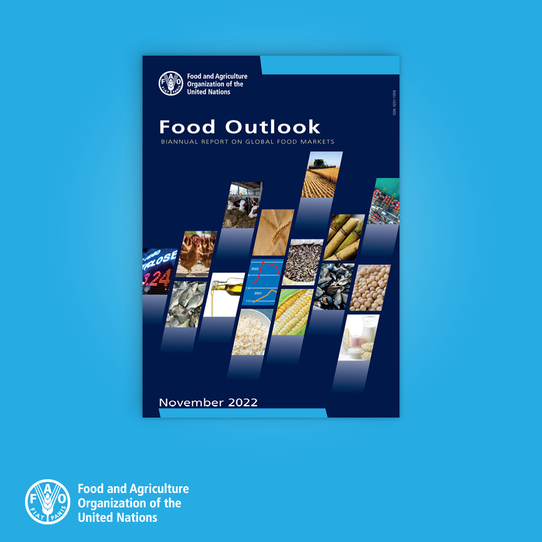 **Now available in e-book format (EPUB and MOBI) in English **

Food Outlook – Biannual Report on Global Food Markets

To download it click here 👉 doi.org/10.4060/cc2864…