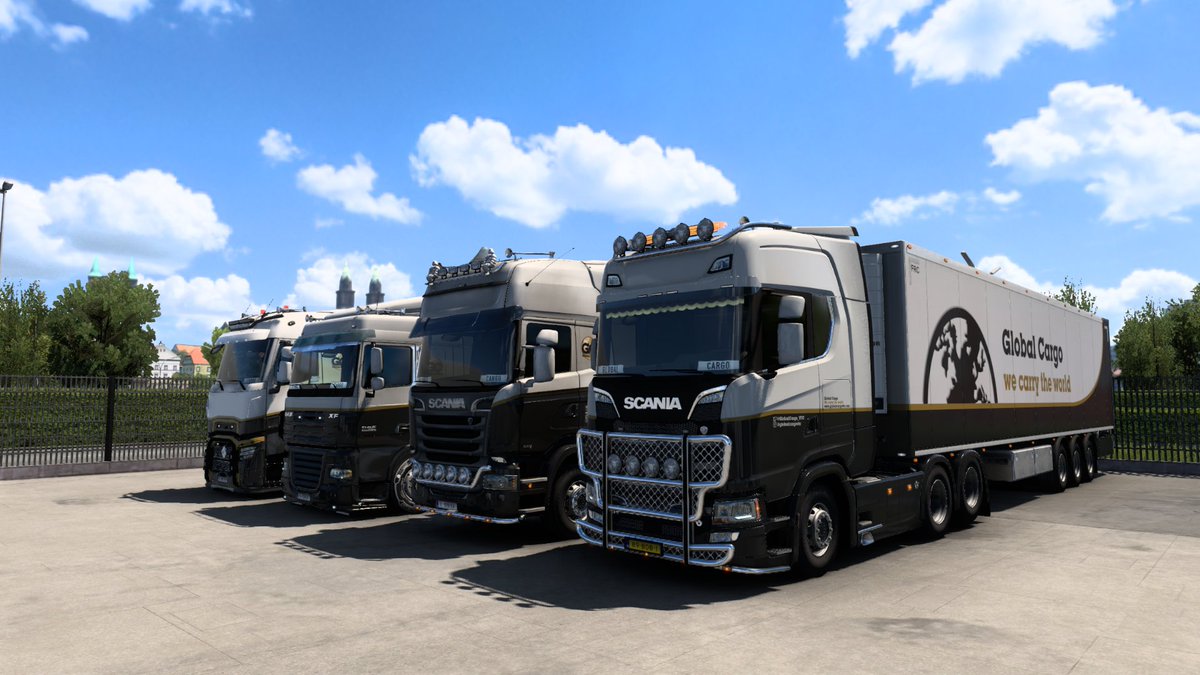 GlobalCargo_VTC's tweet photo. Well it's 🐪Day Folks! What are your plans for the rest of the week?

Our driver's are celebrating by driving across Europe!

#ETS2 #BestCommunityEver #EuroTruckSimulator2 https://t.co/9LvoKHSTlk
