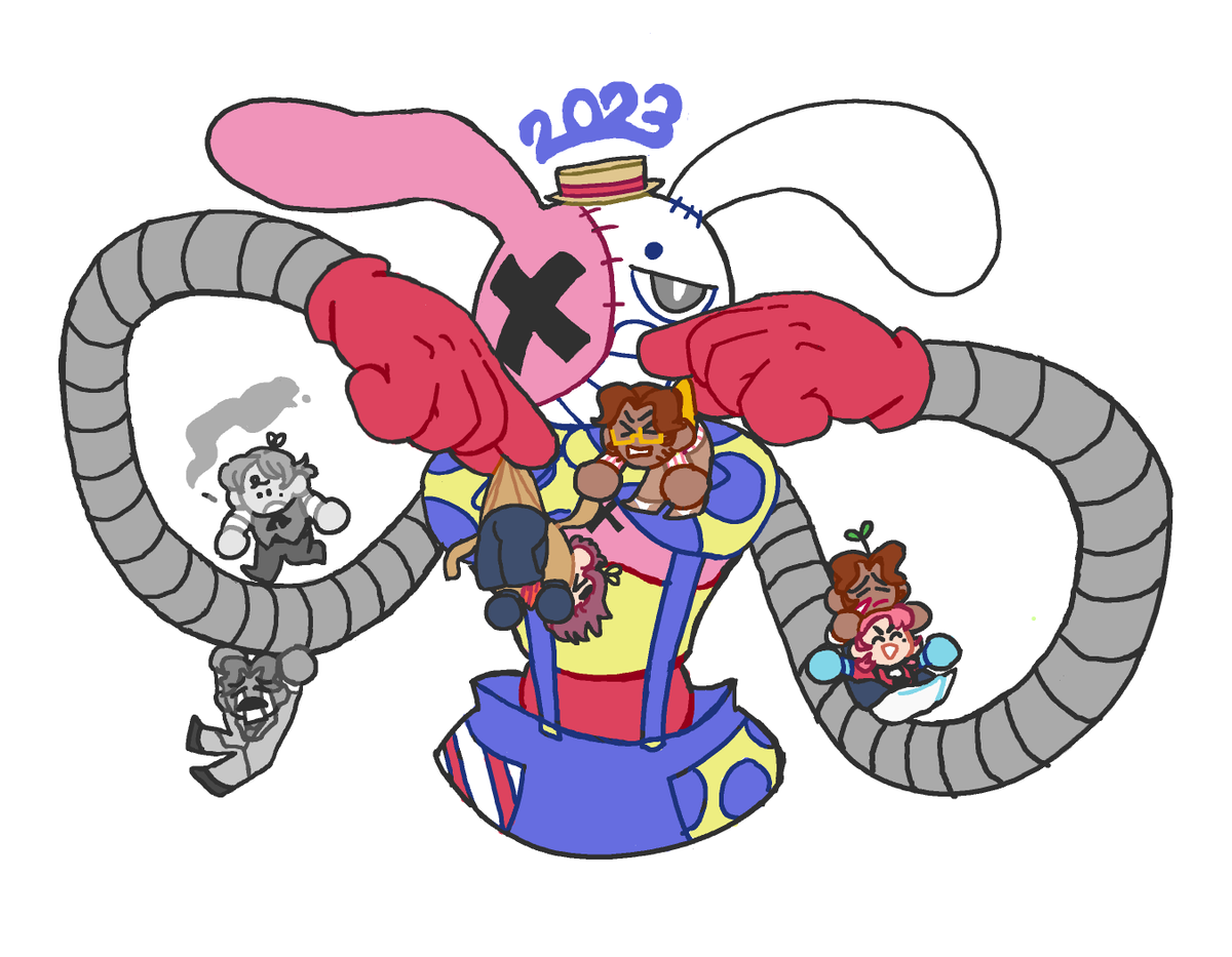 #originalcharacter funny detectives are back in style AND it's the year of the rabbit? it's their time to shine 🔍🐇