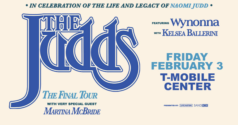 tmobilecenter's tweet photo. A night with country royalty! 🤠 @wynonnajudd is bringing The Judds: The Final Tour with @kelseaballerini and very special guest @martinamcbride to #TMobileCenter on Feb. 3, 2023! Get your tickets today✨#dontyouthinkitstime

https://t.co/2sM6gQ55dQ https://t.co/OphGxs2BVe