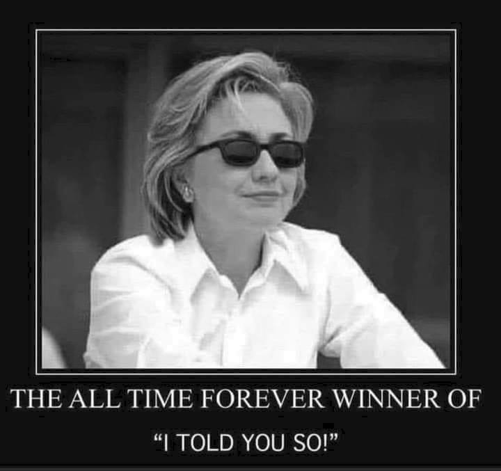 hsiaoching6's tweet photo. I told you so #hiliary https://t.co/HGWcxSxtE7