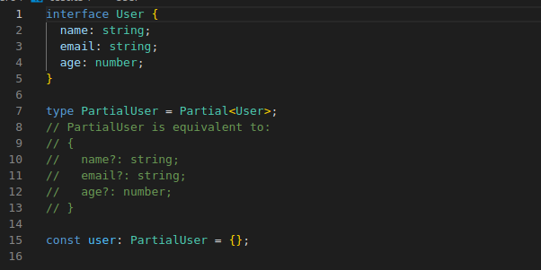 PlentyCode_'s tweet image. Get your types in check with TypeScript's higher-order types! Use Partial, Readonly, and Pick to create flexible new types from existing ones. #TypeScript #advancedtip #CodeTip