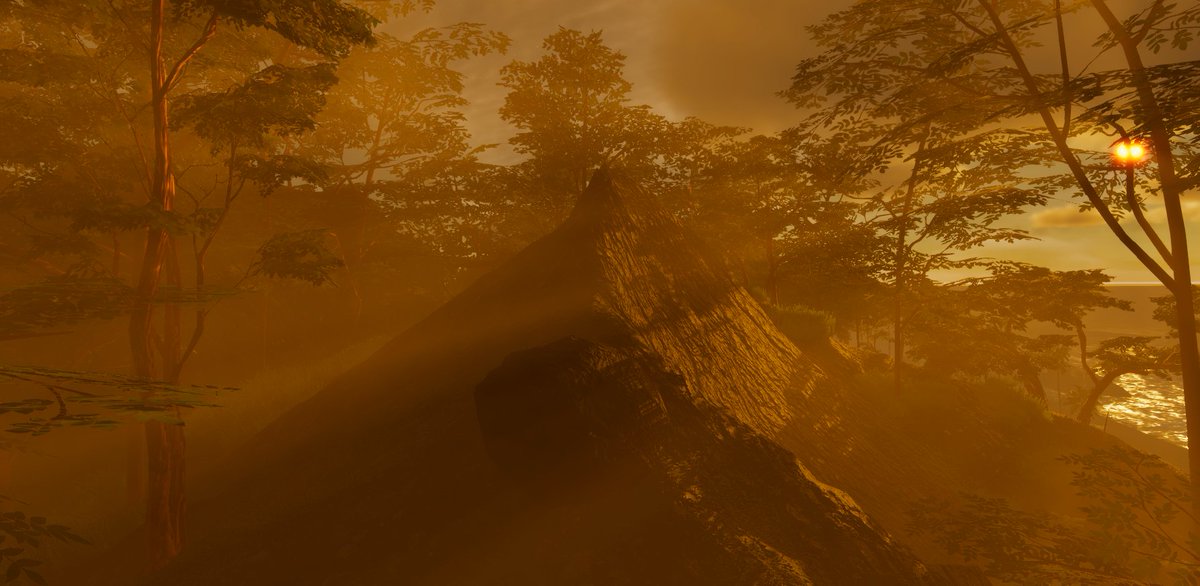 A sea mist has rolled in which makes it harder to navigate both around islands and at sea.

#indiedev #game #environment #design