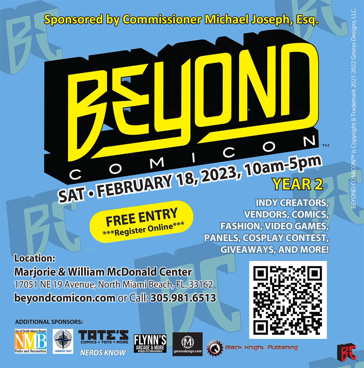 GmossDesign's tweet image. Our next show is @BeyondComicon  an #opportunity for creators to grow, network, and sell their creations. Thank you Commissioner Michael Joseph and City of North Miami Beach for their support. #northmiamibeach #fashion #comics #fun #events #anime #designthinking #beyondcomicon