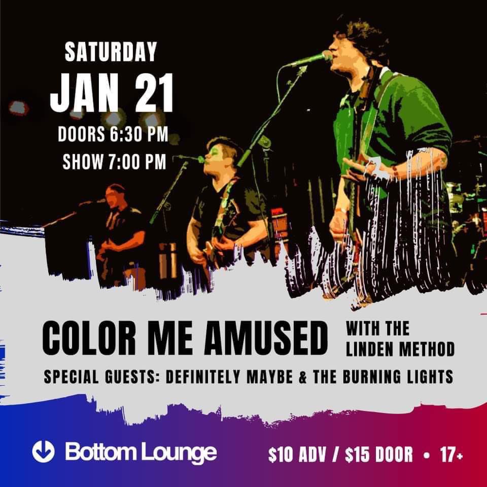 The Linden Method (@tlmchi) on Twitter photo Surprise! We’re doing one (1) rock’n’roll later this month at <a href="/thebottomlounge/">Bottom Lounge</a> with a bunch of other rad bands. Surprise! We’re doing one (1) rock’n’roll later this month at <a href="/thebottomlounge/">Bottom Lounge</a> with a bunch of other rad bands.