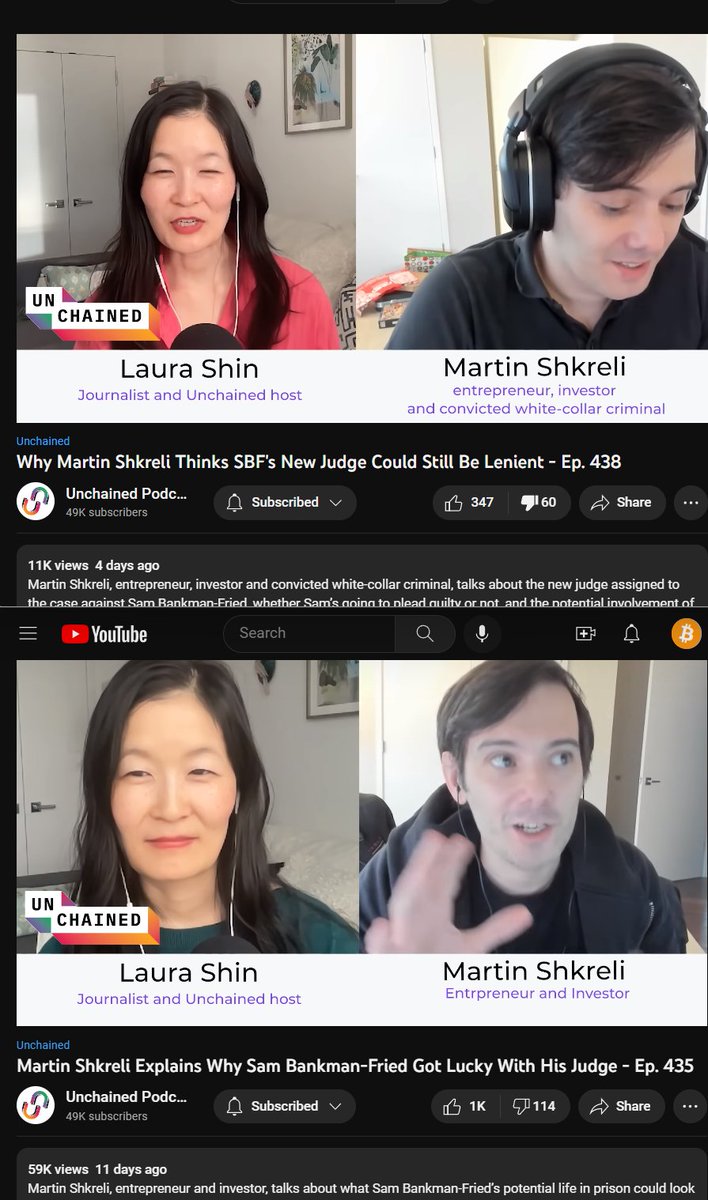 Pledditor's tweet photo. Hey @laurashin, I'm honestly convinced you are being used as a PR firm for fraudsters to boost/heal their reputations.

All of these interviews were conducted since October lmao https://t.co/Hz03s8iMQL