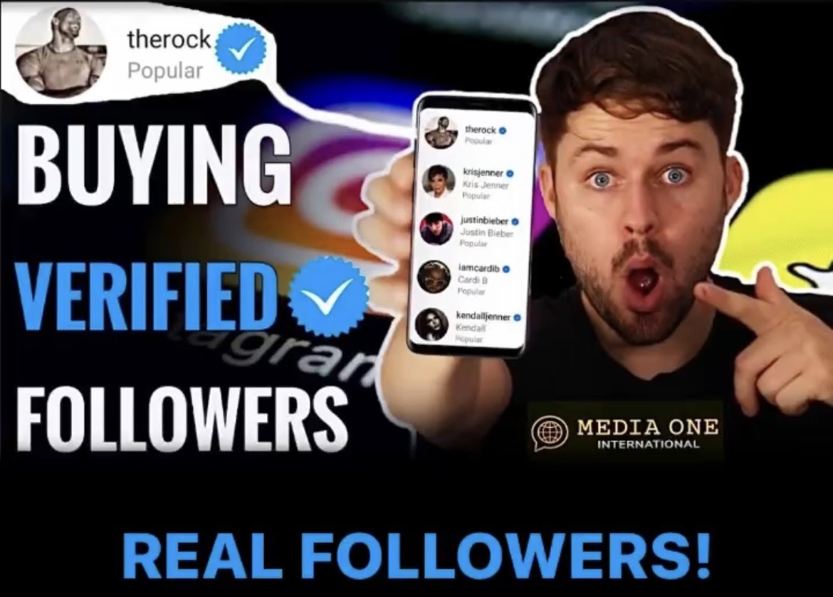 MediaOneInt's tweet photo. BUY REAL VERIFIED FOLLOWERS!
#mediaoneinternational #OnlineMarketing #socialmediamarketing #socialmedia #followers #verification #bluetick #verified #growyourbusiness #fame #onlineshopping #marketing #SocialMediaManagement #tbt #art #designer #onlinegames #pragency #media #press https://t.co/tzAbMP47qj
