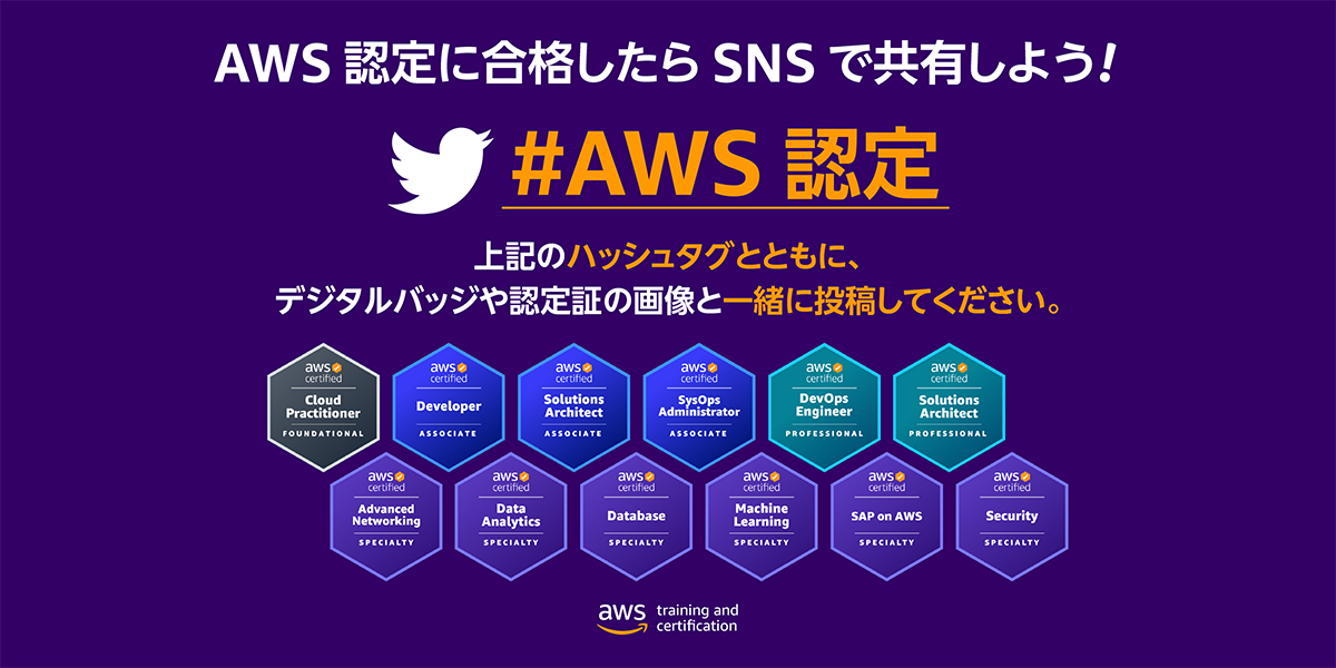 awscloud_jp's tweet image. 🎍2023年も AWS認定 をよろしくお願いいたします🐇🗻✨ 

今年も、AWS認定 のタイムラインに沢山の喜びが共有されることを楽しみにしています🤗
AWS認定にチャレンジしたら、デジタルバッジや認定証の画像と一緒に、#AWS認定 で投稿してくださいね🤩