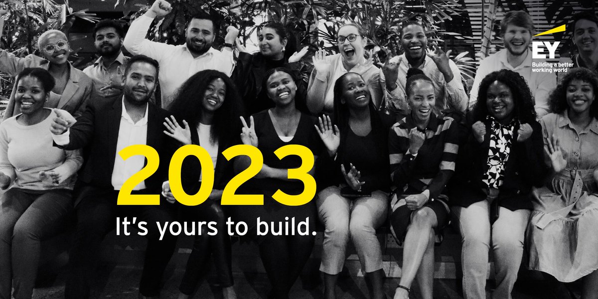 EY_Africa's tweet photo. 2023: It's yours to build. #IamEY https://t.co/gdl22KlBWj