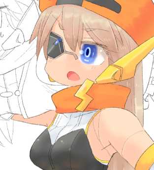 メカ娘の目はこんな感じで行こうかと
エルエチャン(2枚目)はサイボーグなので、通常の目だよ 