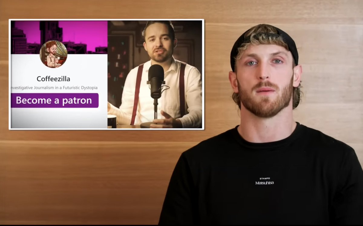 Can’t get over the fact that Logan Paul subscribed to my Patreon, advertised it on his main channel, said he admired my “work ethic” &amp; “creativity”, and then said he’s suing me.