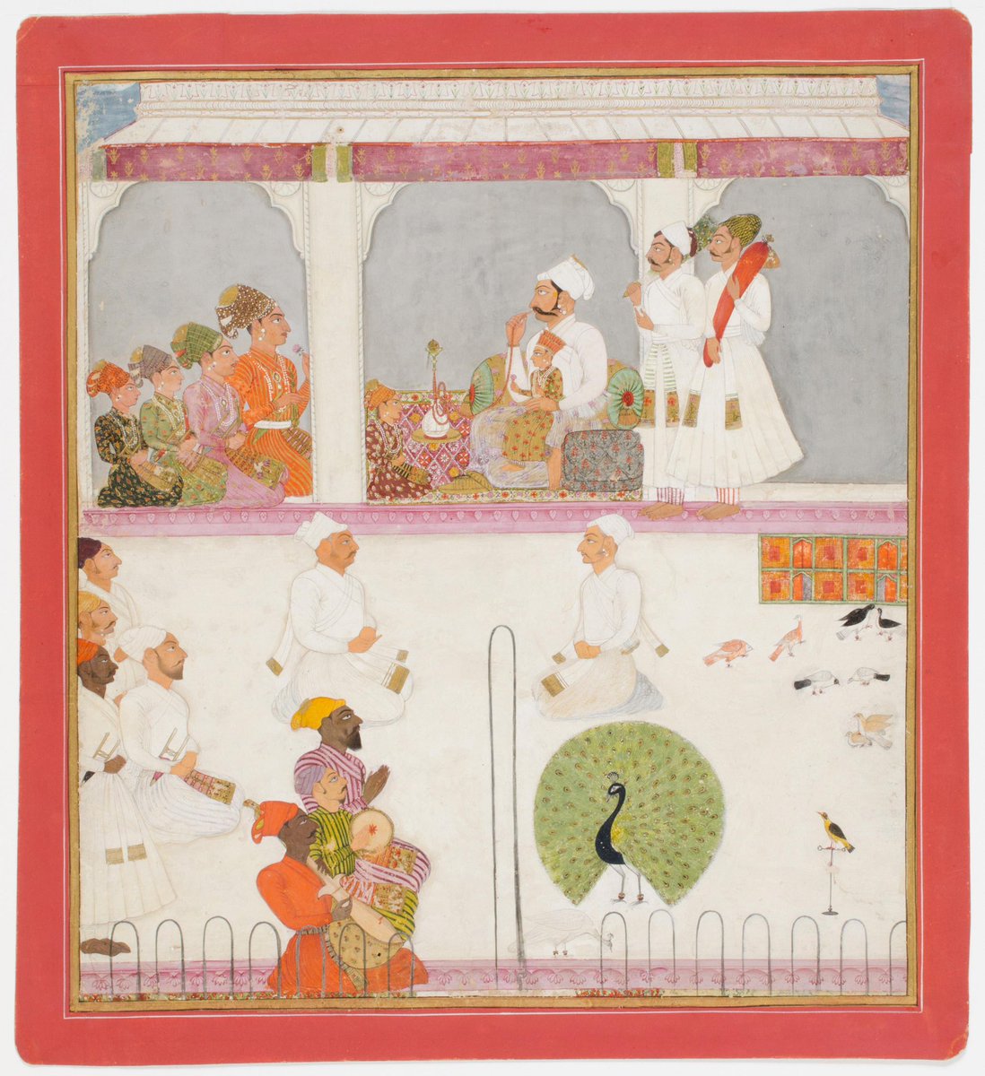 hemantsarin's tweet image. Six sons of Maharaja Ajit Singh of #Jodhpur #Marwar (r.1707–24). The older man is probably the Maharaja himself who is believed to have been murdered by his two eldest sons. 1724 from @philamuseum #Art #History #Rajasthan @ssharadmohhan @Peachtreespeaks @dpanikkar @thejatculture