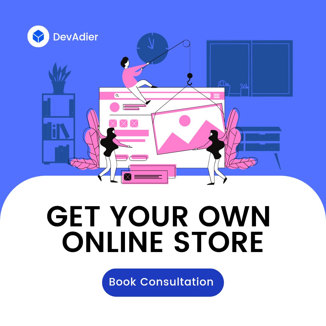devadier's tweet image. Get you own store and start selling online!

Let us handle the software tasks.

#ecommerce #softwaredevelopment #shopify #bigcommerce #commercejs #sellonline #makemoney #webdevelopment
