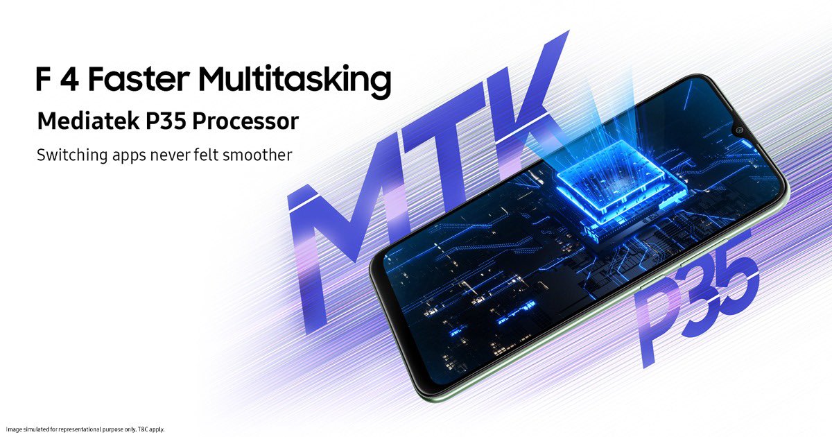 TheParamGulati's tweet photo. With the new @SamsungIndia #GalaxyF04 that has MediaTek Helio P35 and 8GB RAM under the hood, performance is never a comprise. With its price tag of Rs 7,499, the budget segment has got a new king! https://t.co/OWmRTTM9Fy