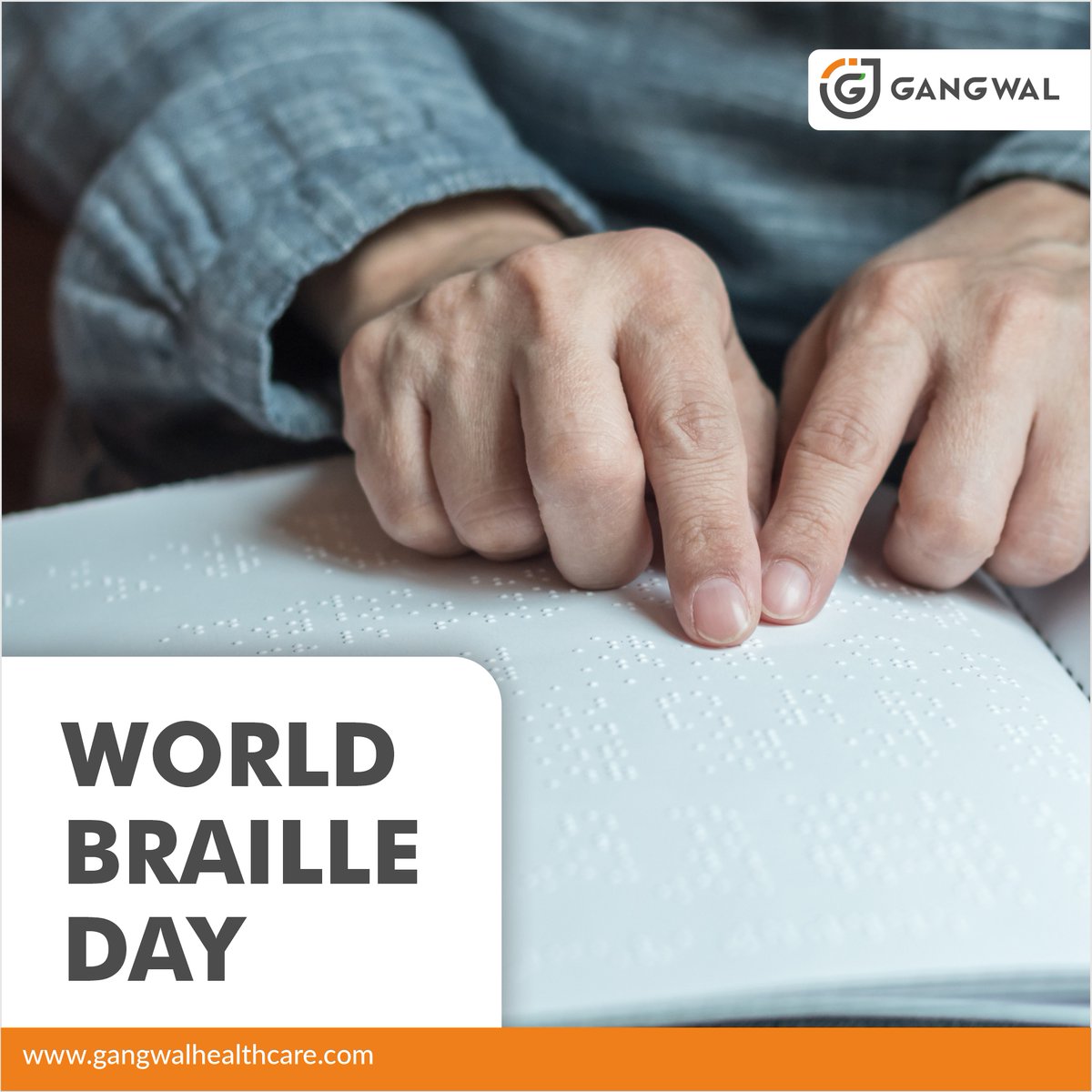GangwalLtd's tweet photo. World Braille Day is observed to honour the Braille system of communication that has helped to educate the visually impaired people and contributes to fulfilment of their Human Rights. 

#WorldBrailleDay #HumanRights #Braillecommunication https://t.co/5RpFsqDyzP