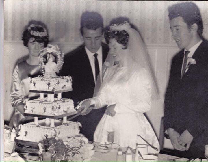 Parents are 57 years married today. 👀#weddinganniversary #marriage #winterwedding long time !!