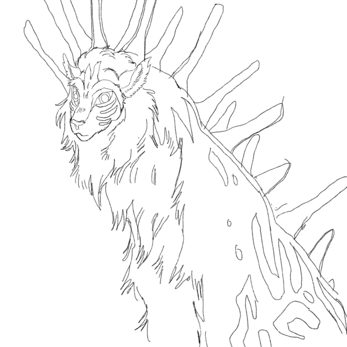 Watched princess Mononoke again and I will never not be absolutely in love with the creature animation. #princessmononoke