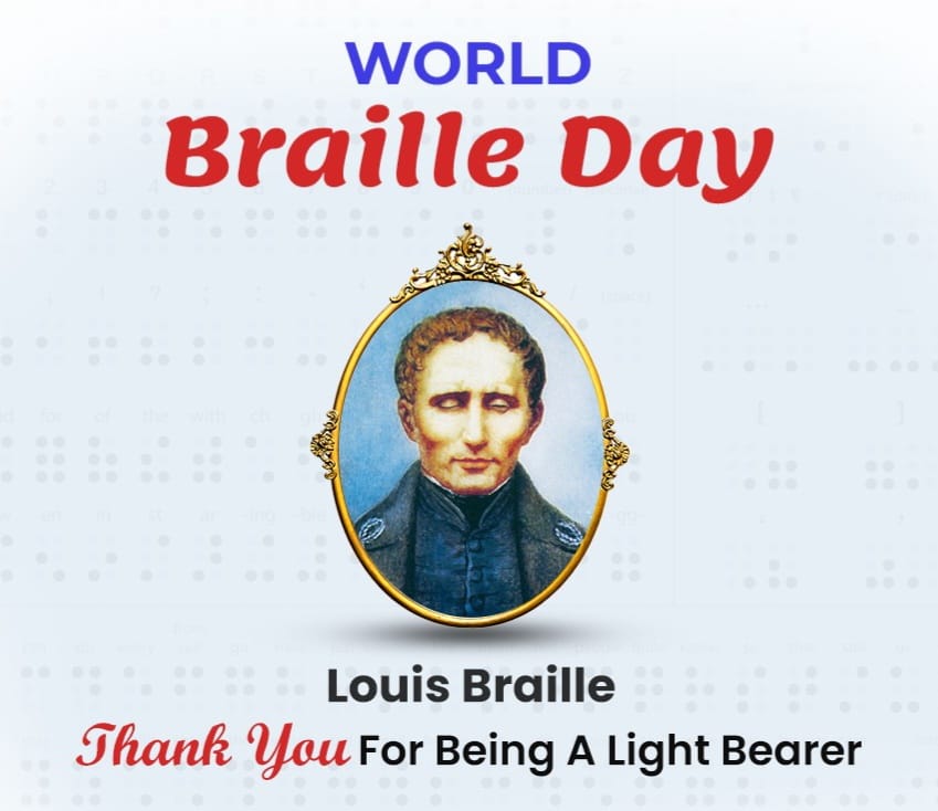 Dr_SadhnaKapoor's tweet photo. Let’s Commemorate The Invention Of Braille That Is Used By Visually Impaired Brothers & Sisters. It Is Braille Inventor Louis Braille’s Birthday today.
#worldbrailleday2023 #worldbrailleday #louisbraille #motivation #inspiration
#drsadhnakapoor #rkdf #rkdfgroup https://t.co/0a5HpYeQKH