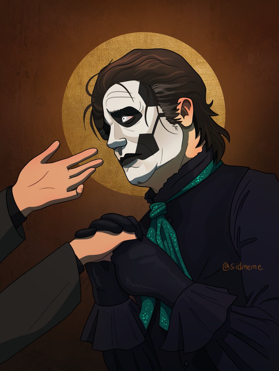 beepophobia's tweet image. Mama's boy✨💙 #thebandghost #CardinalCopia #papaemeritusiv