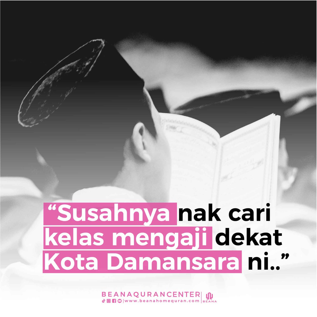qsaffofficial's tweet photo. Hmmm, nak cari kelas mengaji center di Kota Damansara untuk anak...

Jom ke Kelas Mengaji Beana di Kota Damansara berdekatan Giant Kota Damansara dan di atas Affin Bank sekarang!

Untuk maklumat lebih lanjut, hubungi nombor di bawah 👇🏻
https://t.co/f65xxW36NJ
#beanaqurancenter https://t.co/ntVvCiOc4B