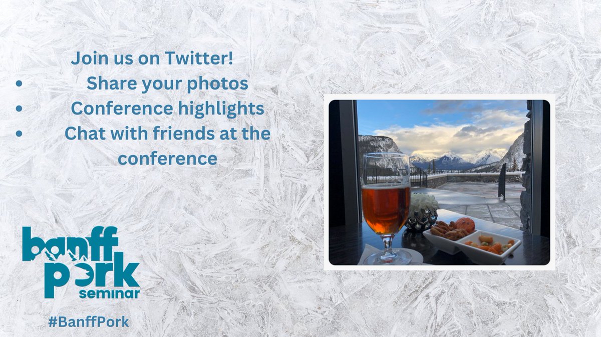 BanffPork's tweet image. Keep track of the conference by following along on our social media channels. We will be posting throughout the week- join us with the conference hashtag #BanffPork

More details: insidebps.com/bps_2023-blog.…