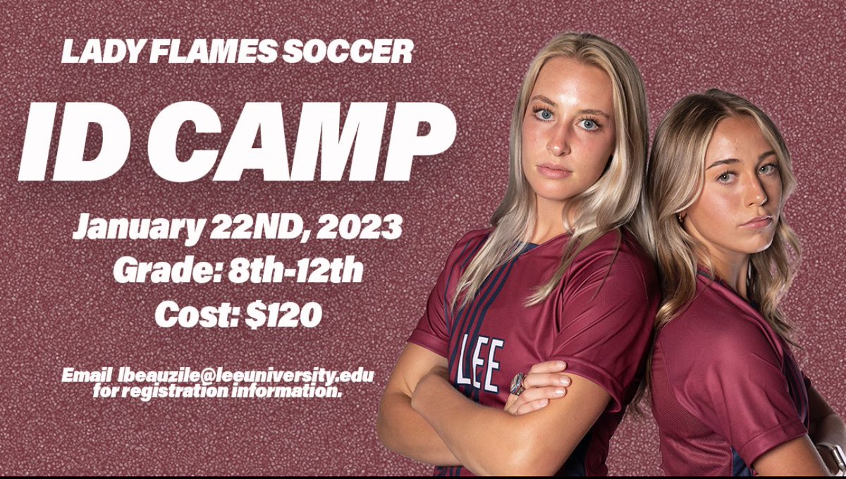 There’s still time to sign up! We are still recruiting for 2023 and 2024! Email Coach Beauzile for more details Lbeauzile@leeuniversity.edu or DM us.