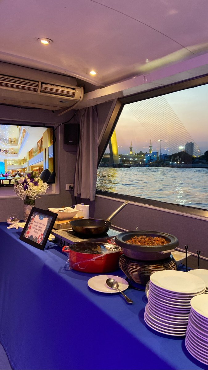 Create your own event onboard ThongChaophraya #KhanaYachtCharter #dinnercduise #Privateboat #rivertour #Bangkokrivercruise #Bangkokrivertour #เช่าเรือ #เช่าเรือกรุงเทพ #เช่าเรือยอร์ชกรุงเทพ #ล่องเรือเจ้าพระยา