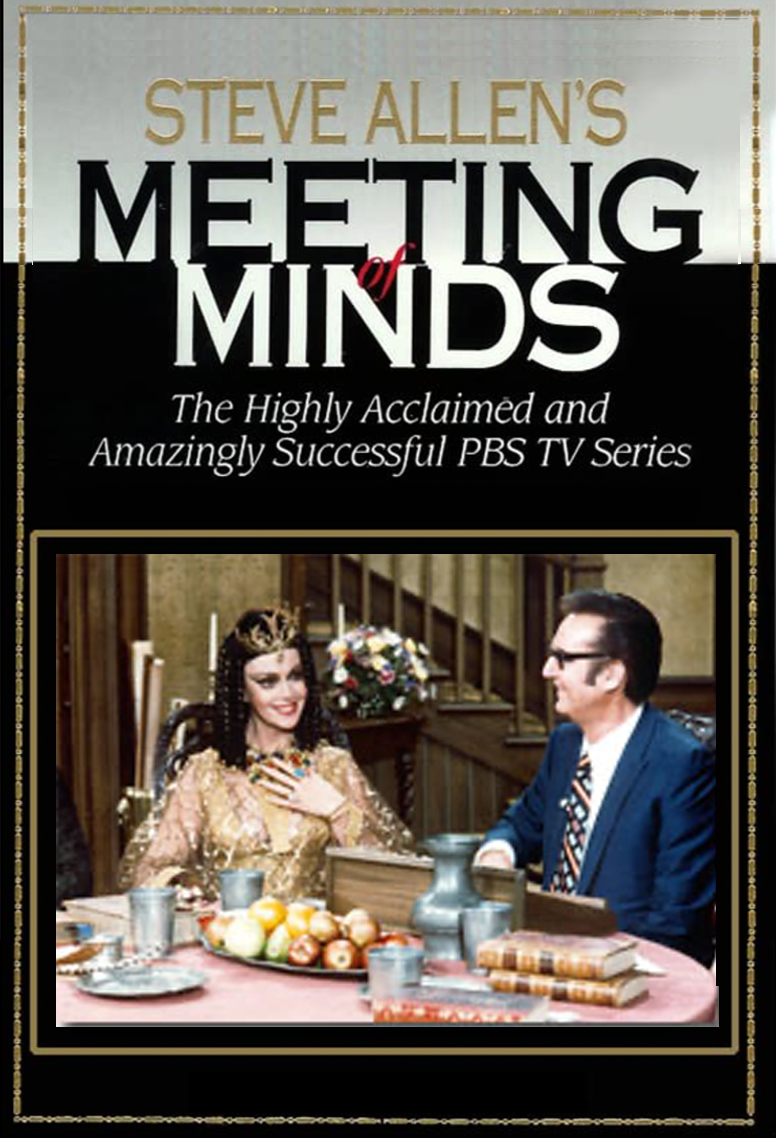 1977: #SteveAllen's #MeetingofMinds premieres! A comedic history show moderated by Allen, where he interviews guests portraying significant roles in world history! Discussions include philosophy, religion, history, science, and many other topics...fun! #paradoxparkway #timetravel