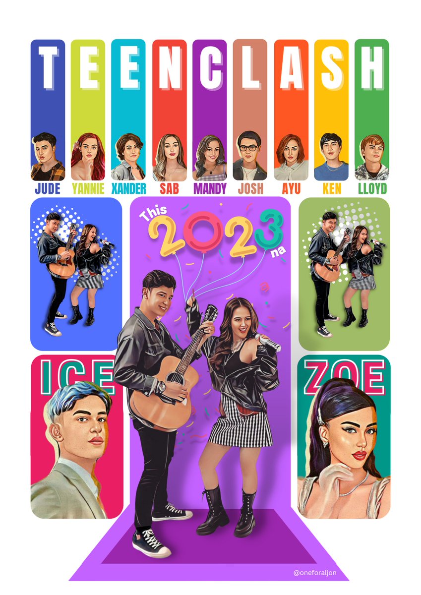 I am so excited to meet #ZIce
Zoe, Ice and the rest of the squad! 
Jude Yannie Xander 
Sab Mandy Josh 
Ayumi Ken and Lloyd!

#TeenClash This 2023 na!!!
@Black_SheepPH @iwanttfc @ginomsantos @kookoolab @micodelrosario @vaughnic