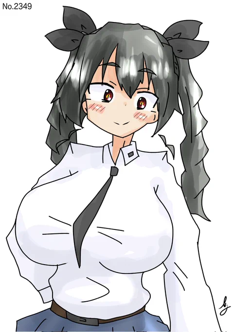 [笑顔なアンチョビ]#1日1ドゥーチェ 