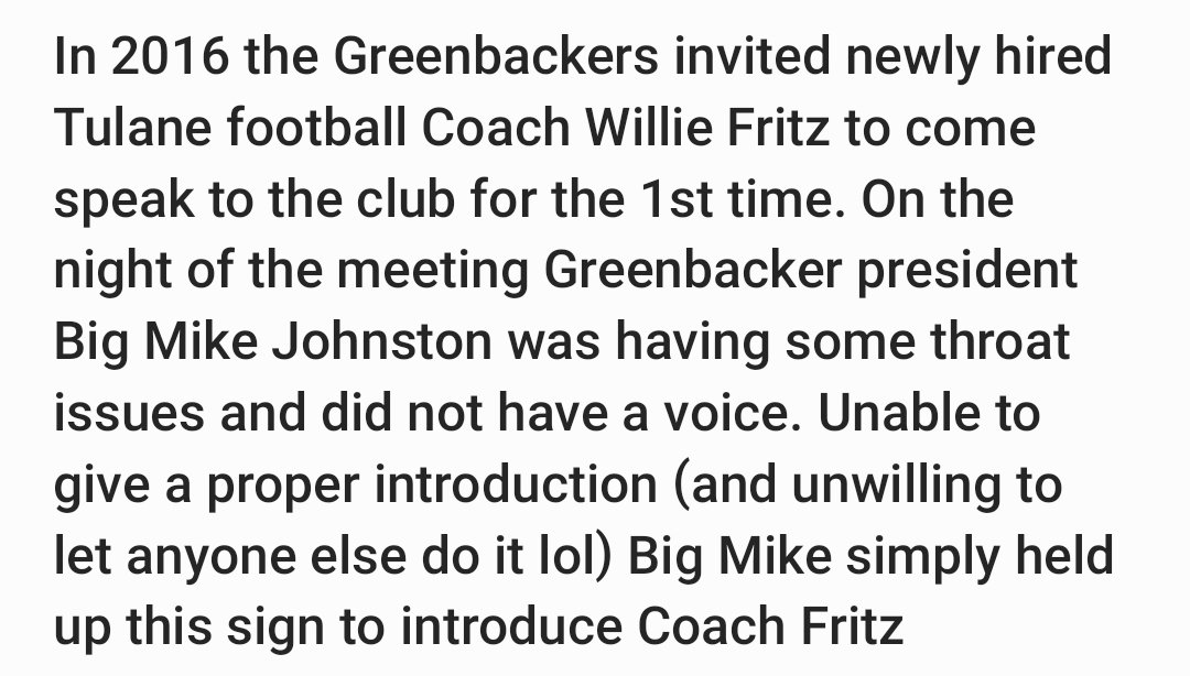 CMJ_531's tweet photo. @TUGreenbackers @GreenWaveFB @CoachWEFritz   @TulaneAthletics https://t.co/Qc2aMglQNw