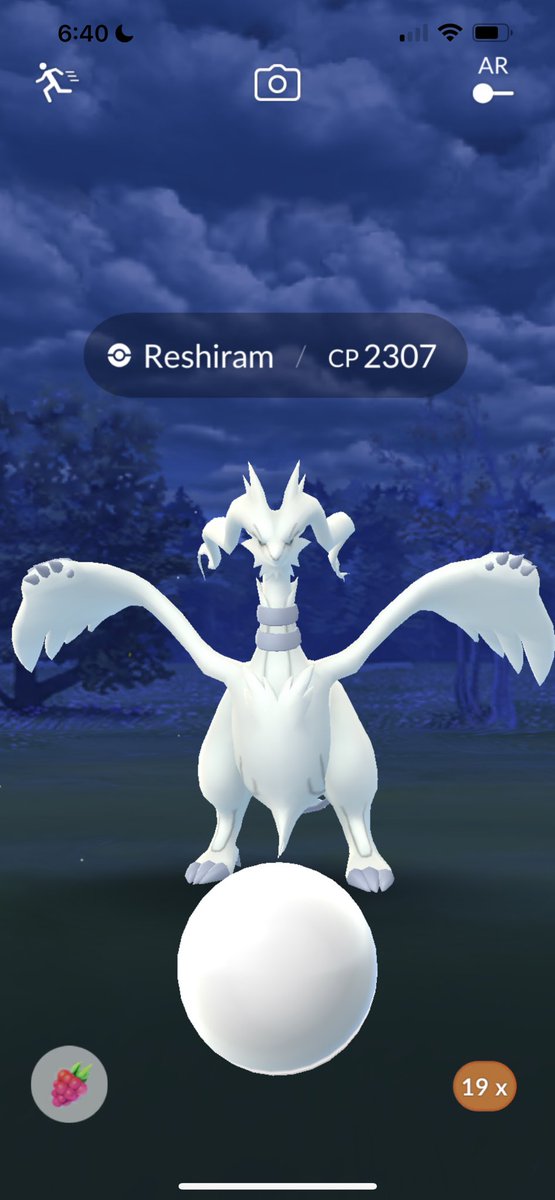 Hundo Reshiram!! 💯
Special thanks to @00WildMinnie00 for the random invite! 

#PokemonGO #PokemonGORaids