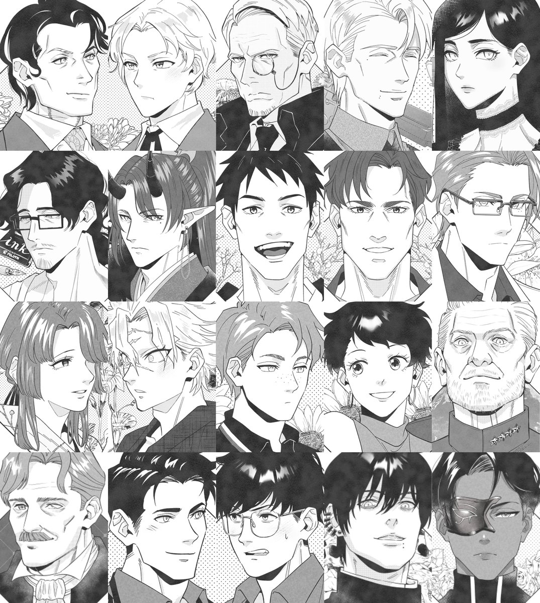 Some headshot commissions result I did from last year