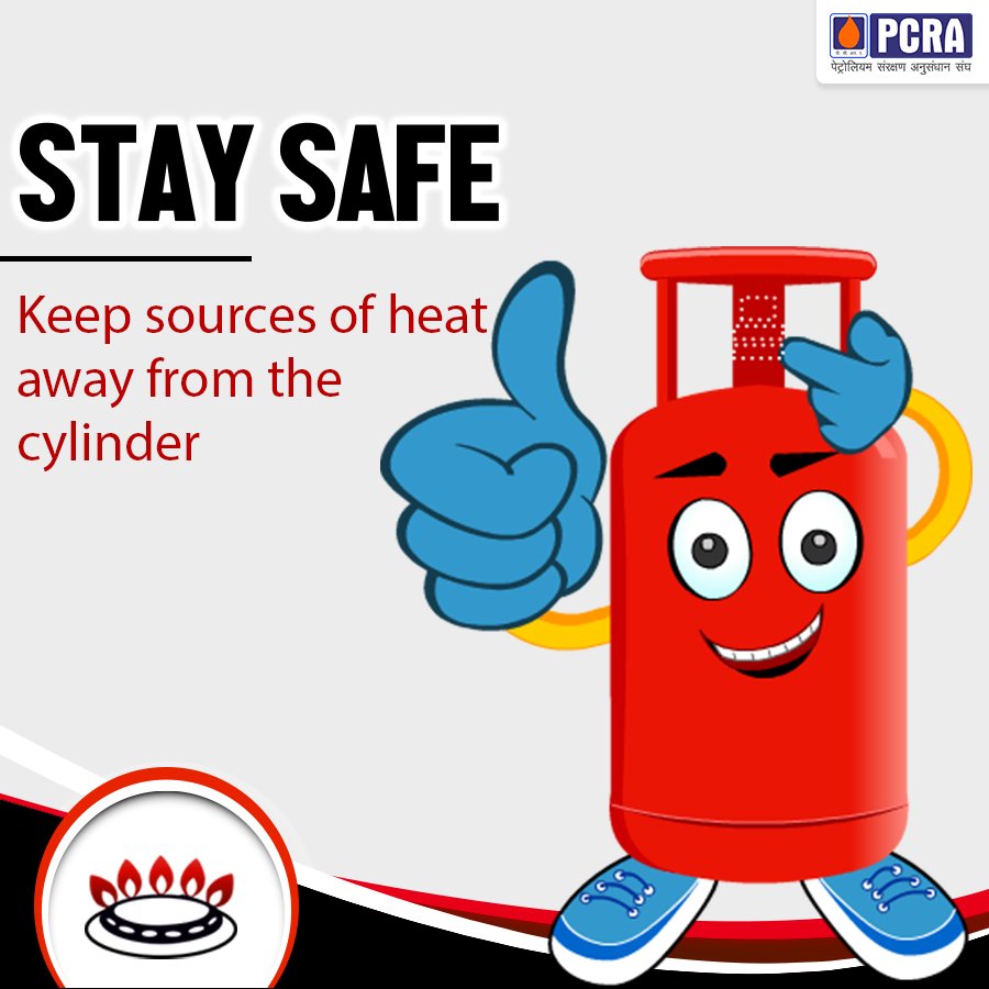 ioclpunjab's tweet photo. Make sure that cylinder is kept vertically, in place which has sufficient ventilation. Also ensure that the cylinder is kept flat. Do not enclose the cylinder in a cabinet, nor keep it at the same level as the gas stove @ioclpunjab wishes a Very Happy &amp; safe New year.
#lpgsafety https://t.co/scgw22bt59