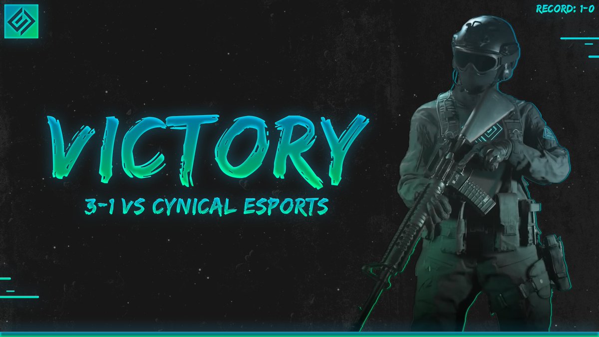 First match of the year is a W! GGs, Cynical Esports.

<a href="/Ra7der/">ًًً</a> 🎮
@xiLLiCiTR 🎮
<a href="/ShDw47/">Ryan</a> 🎮
<a href="/rivuhh/">riv</a> 🎮