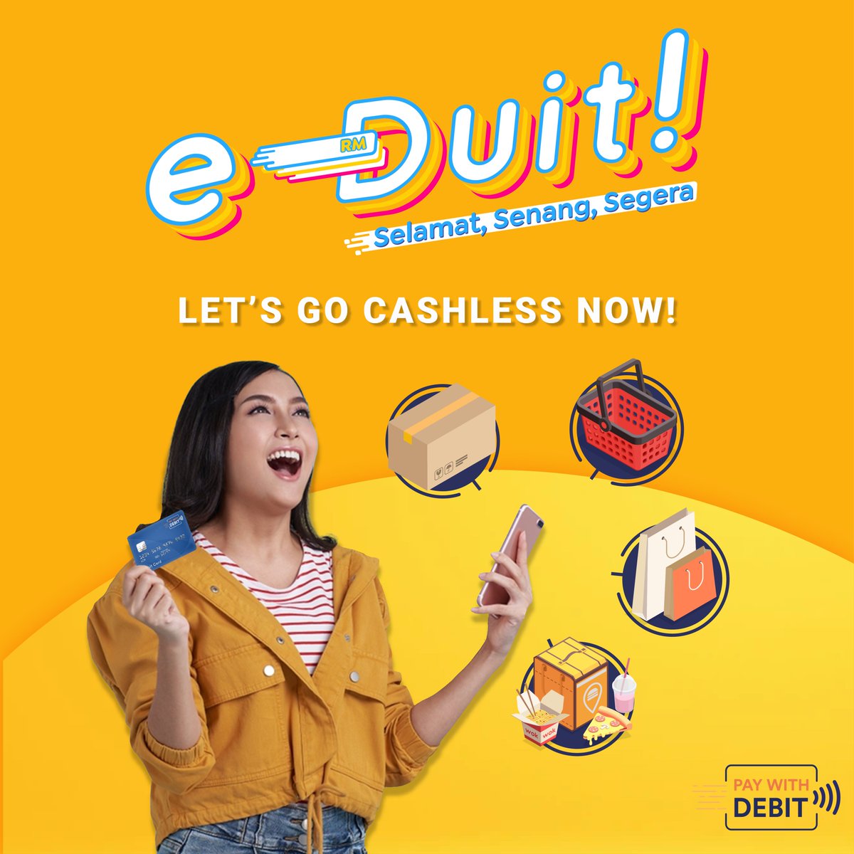 PayWithDebit's tweet photo. Living in a fast-paced world where everyone seeks for convenience and comfort is not something new for any merchant or customer.
#PayWithDebit for your daily essential needs, groceries, utilities, and subscriptions to enjoy a #QuickSecureConvenient experience. https://t.co/PGkY90xRq0