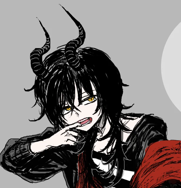 ロクでもないけど、顔は可愛いなと描いてて思う 