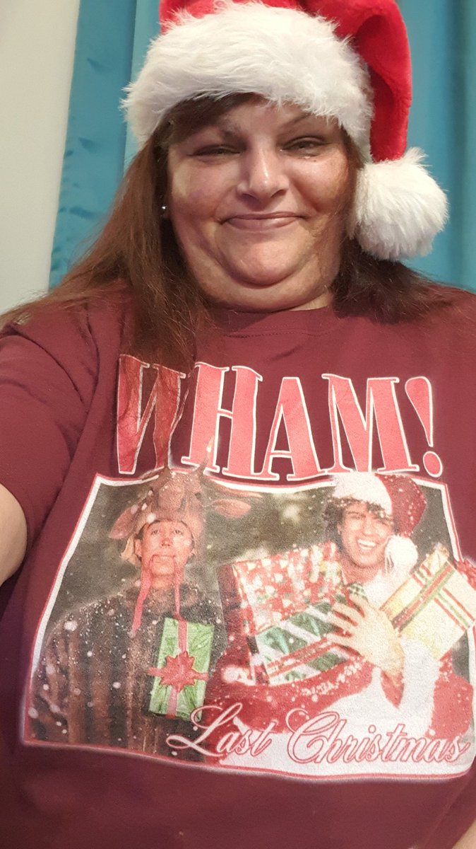 PaulaBlennerhas's tweet photo. @ajridgeley @officialcharts My favourite t-shirt... goes perfectly with my GM bauble and mug... https://t.co/8uYBe9Iqig