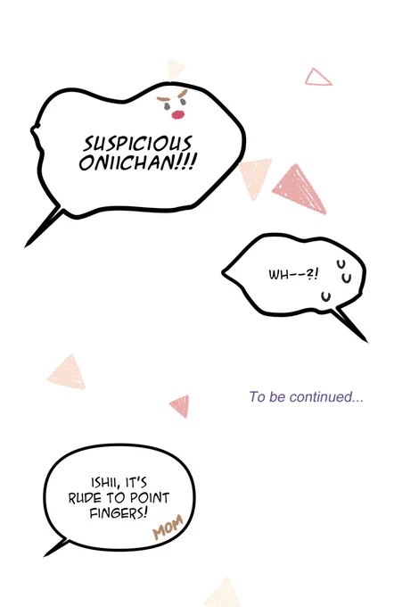A reader mentioned this to me:
When Ishii was little he pointed a finger at Shin, calling him sus... Once an adult he got a kid called him sus too🤣🤣

Read MAGNET DELUSION for free at Tapas/Canvas, it's a short BL story and already ended, so you can read everything in one go! 
