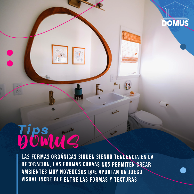 inmodomus's tweet photo. 🟦Las #formasorgánicas nos permiten crear ambientes muy novedosos que aportan un juego visual increíble😊con texturas y formas, es una tendencia que debes de probar en tu #casa🏠, estamos seguros que te encantará.😉

#InmobiliariaDOMUS #TipsDOMUS #Mérida #España https://t.co/OKiGVvkDrK