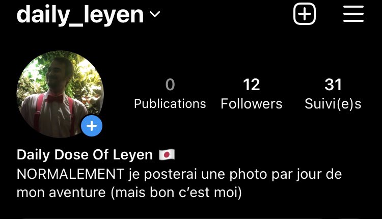 Axel_leyen's tweet photo. Bonjour tout le monde, pour mon voyage au Japon j’ai décidé de créer un compte Instagram afin de poster des photos tout les jours. 

Le compte est : daily_leyen 

Si il n’y a pas de photo c’est normal j’arrive à Tokyo le 11 janvier https://t.co/jVC6Yu4Ysb