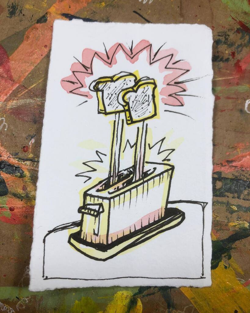 mherringart's tweet photo. Toast https://t.co/cgD4hcNNST